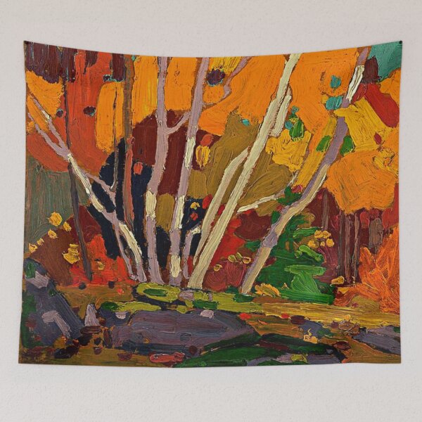 Item preview, Autumn Birches (1916) by Tom Thomson. designed and sold by IORI-PROFILER.
