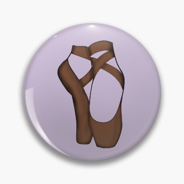 Item preview, Brown Pointe shoes on lavender designed and sold by threadconnect.