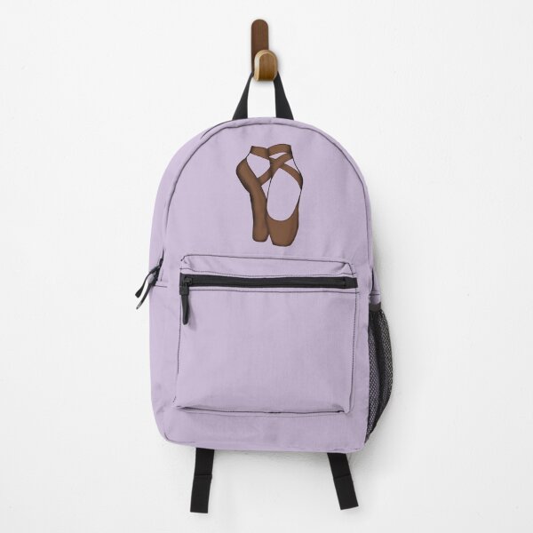 Item preview, Brown Pointe shoes on lavender designed and sold by threadconnect.