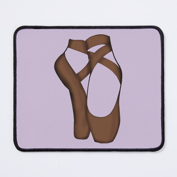 Item preview, Brown Pointe shoes on lavender designed and sold by threadconnect.