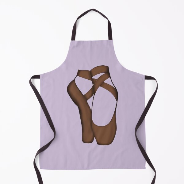 Item preview, Brown Pointe shoes on lavender designed and sold by threadconnect.