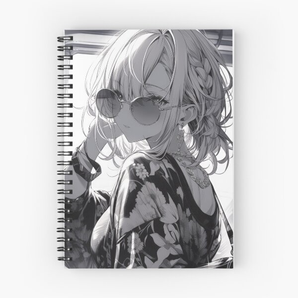 Item preview, Monochrome Anime Portrait Selfie designed and sold by Martin-Designs.