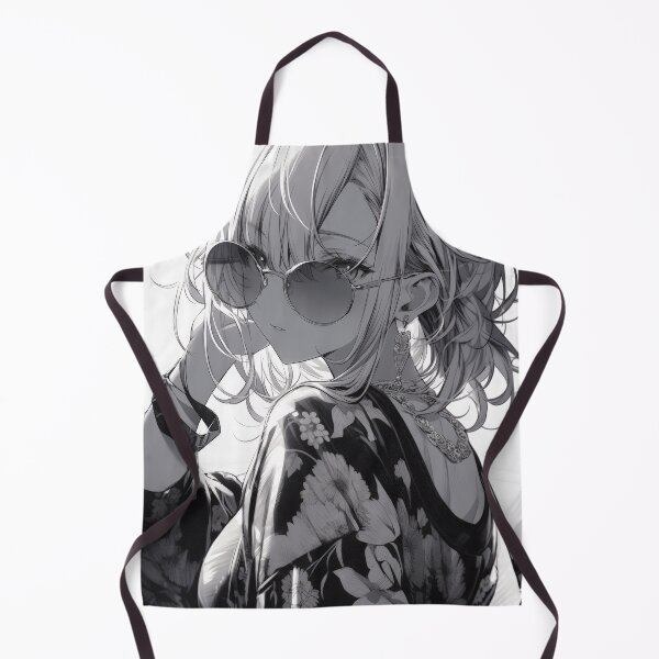Item preview, Monochrome Anime Portrait Selfie designed and sold by Martin-Designs.