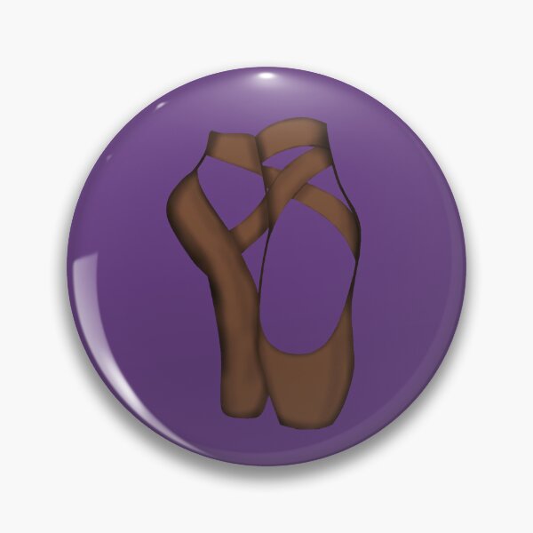 Item preview, Brown Pointe shoes on purple designed and sold by threadconnect.