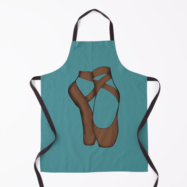 Item preview, Brown Pointe shoes on teal designed and sold by threadconnect.