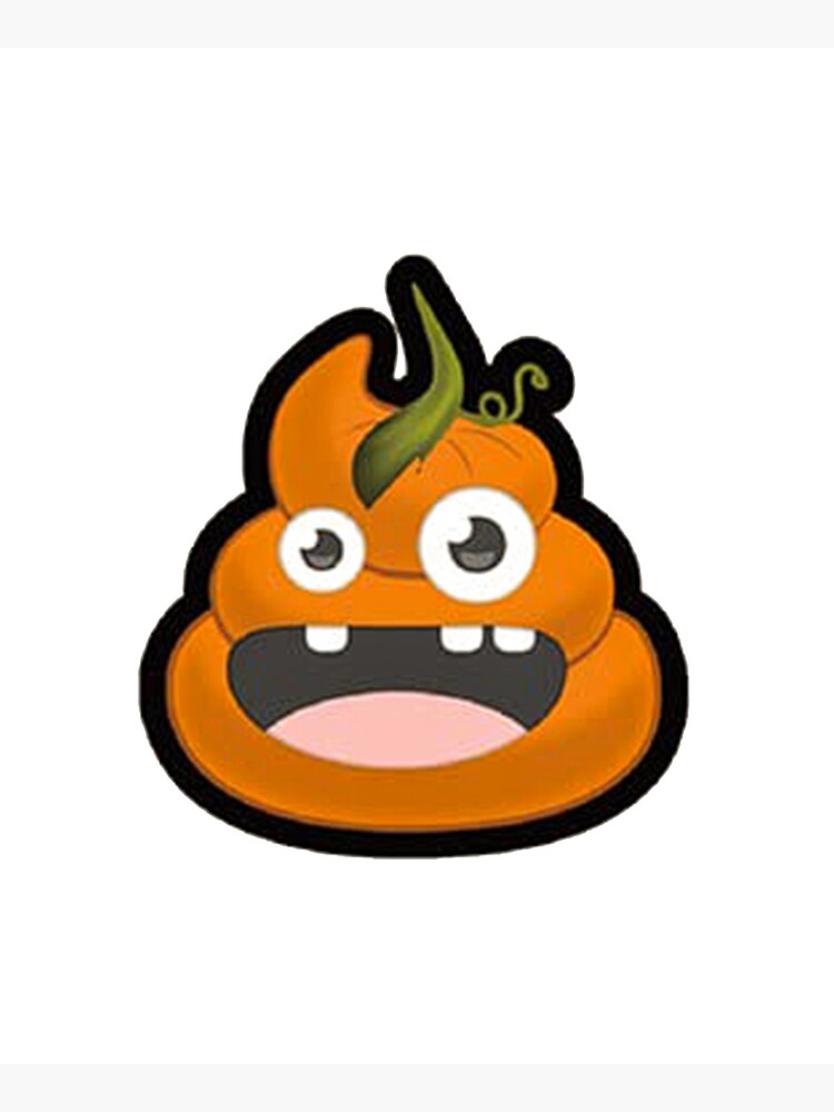 Discover Pumpkin Poop Emoji Apron