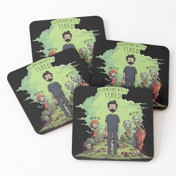 Item preview, Permanently Tired Sleep Depriviation Funny Zombies designed and sold by Digitalio.