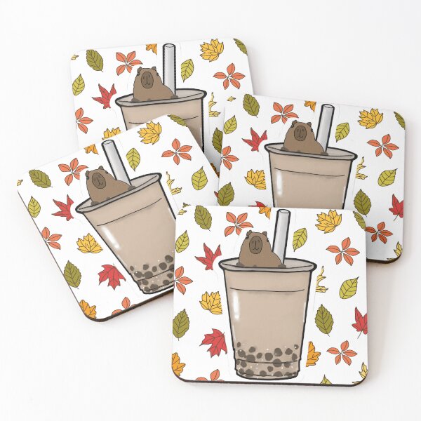 Item preview, Capyboba (fall edition) designed and sold by StickersBySyd01.