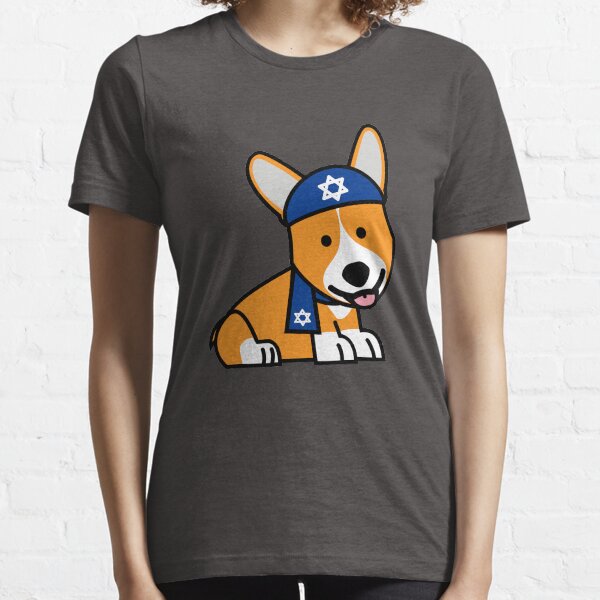 Happy Hanukkah Jewish Corgi Corgis Dog Puppy Essential T-Shirt