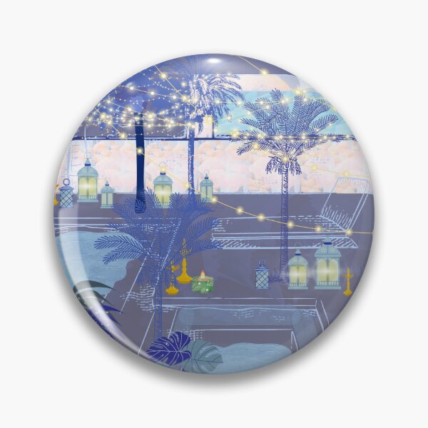 Item preview, Copy of Pool and palms, lanterns, water,  designed and sold by Sugar Wisdom .
