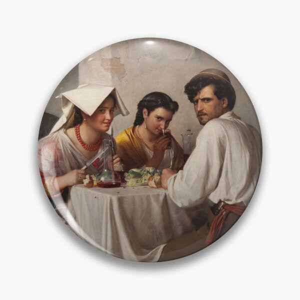Item preview, In a Roman Osteria (1866) - Carl Bloch designed and sold by SALON DES ARTS.