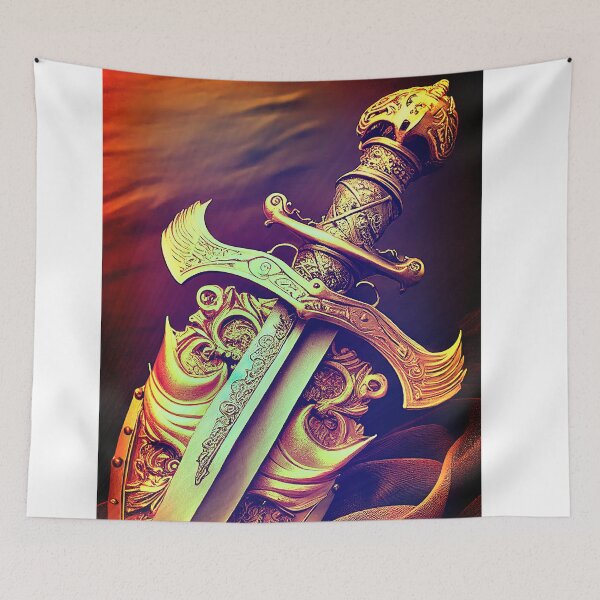 Item preview, Bronze sword with coat of arms designed and sold by ArtPrintPal.