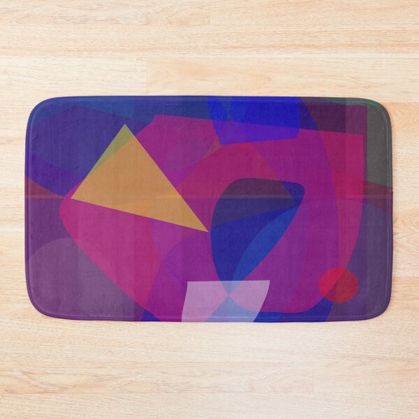 Item preview, Colorful Geometric Composition with Curved Lines and Triangles designed and sold by masabo.