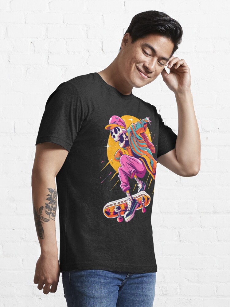 Skater Skeleton | Essential T-Shirt