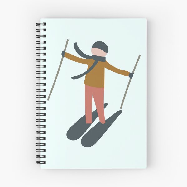 Item preview, Skier lightblue designed and sold by DofinaSur.