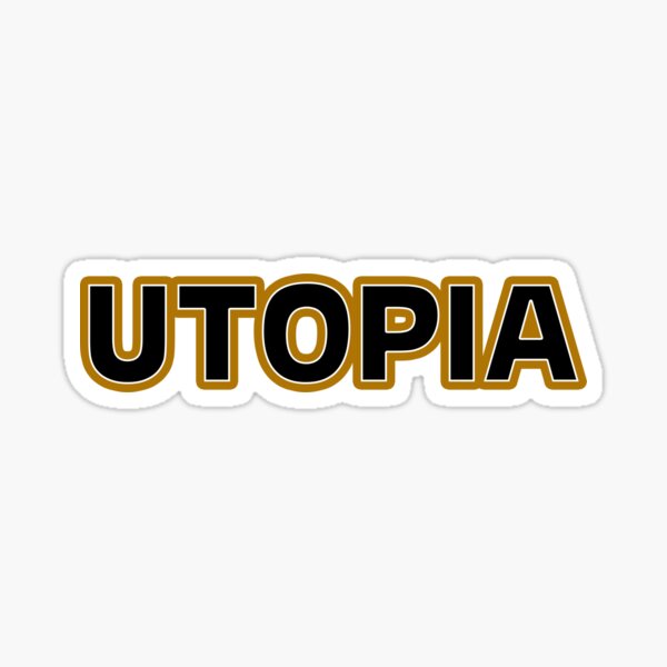 UTOPIA - TRAVIS SCOTT Sticker for Sale by Pb-art1776