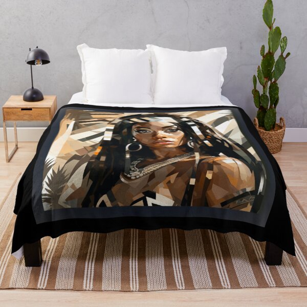 Item preview, WOMAN BLACK GOLD WHITE STRIPES ABSTRACT 5 designed and sold by justyna-s28.