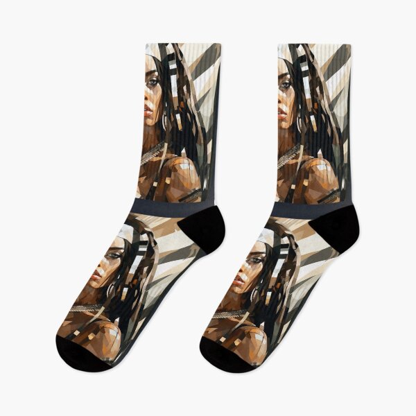 Item preview, WOMAN BLACK GOLD WHITE STRIPES ABSTRACT 5 designed and sold by justyna-s28.