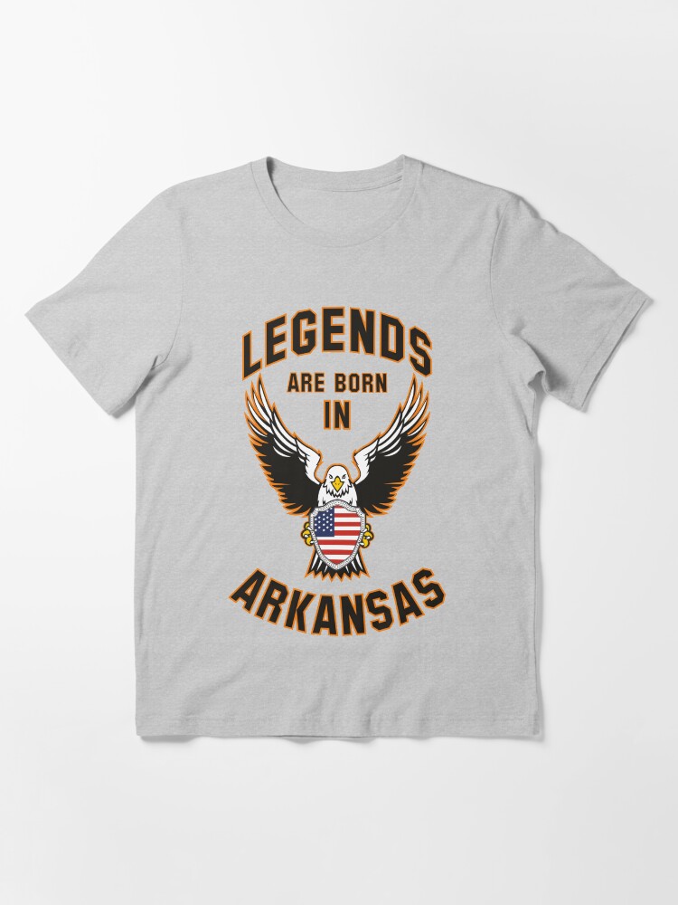 Alternate view of Legends are born in Arkansas Essential T-Shirt