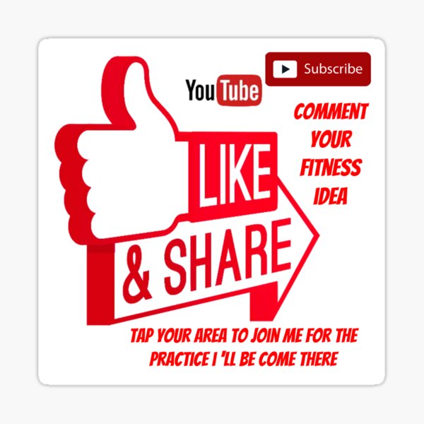 Like Share Comment Subscribe And Share Icon Button Vector Illustration Set  Of Social Media Button Or