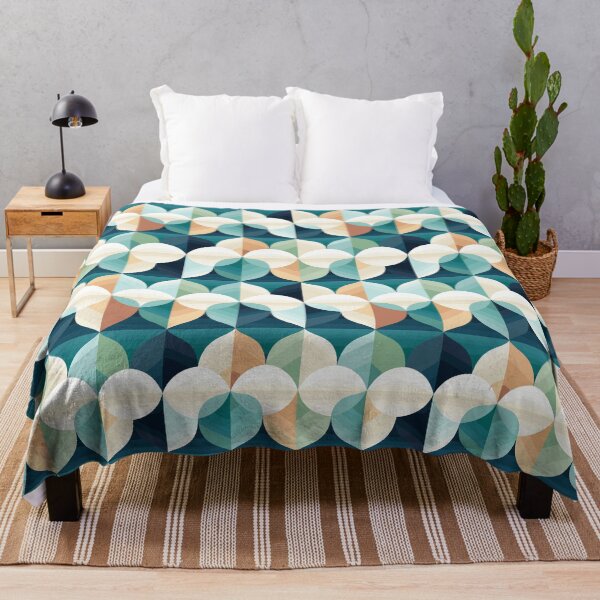 Item preview, Geometric Harmony, Quatrefoil and Lattice Patterns in Retro Turkish Style designed and sold by EffatDezign.