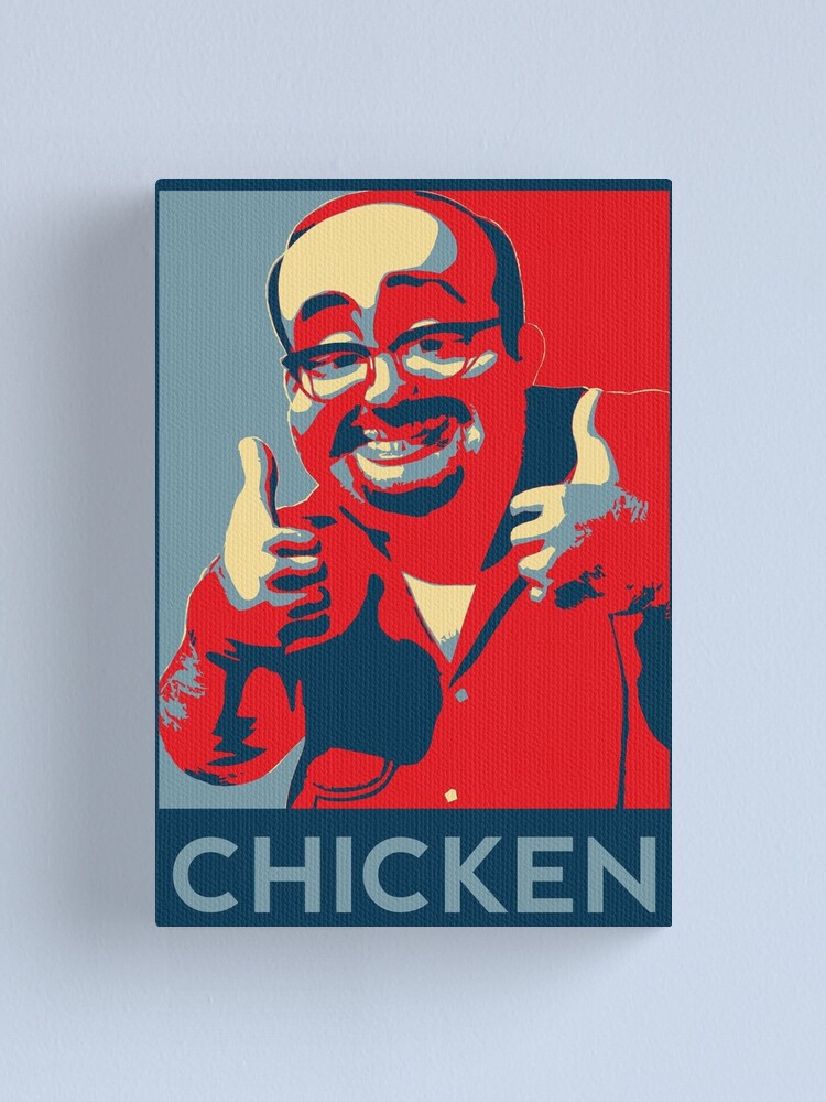 Al The Chicken Man Canvas Print By Will9581 Redbubble