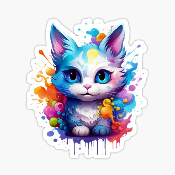 Smurf Cat Graphic · Creative Fabrica