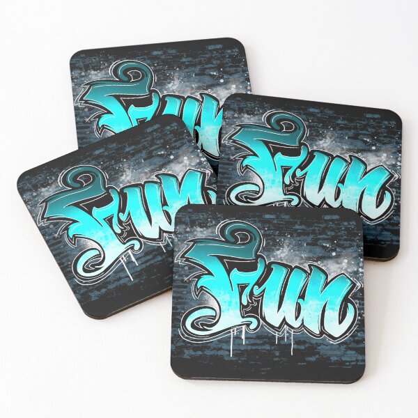 Item preview, Graffiti Fun blue designed and sold by manuvila.