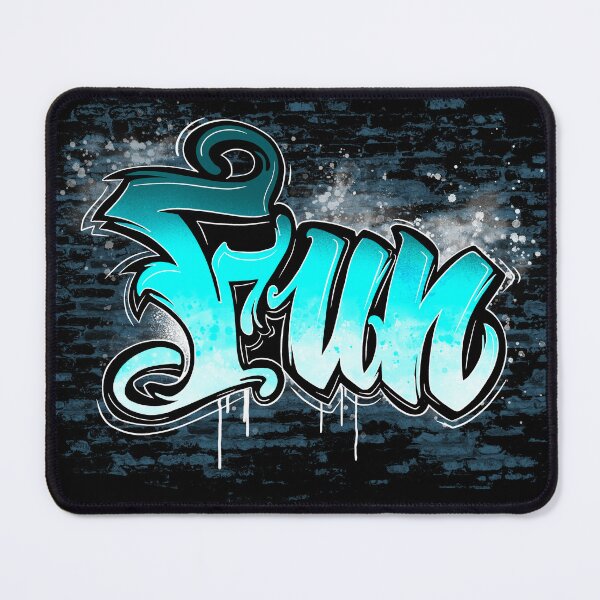 Item preview, Graffiti Fun blue designed and sold by manuvila.