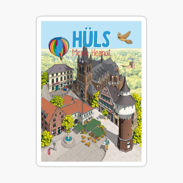 Hüls · Meine Heimat Sticker