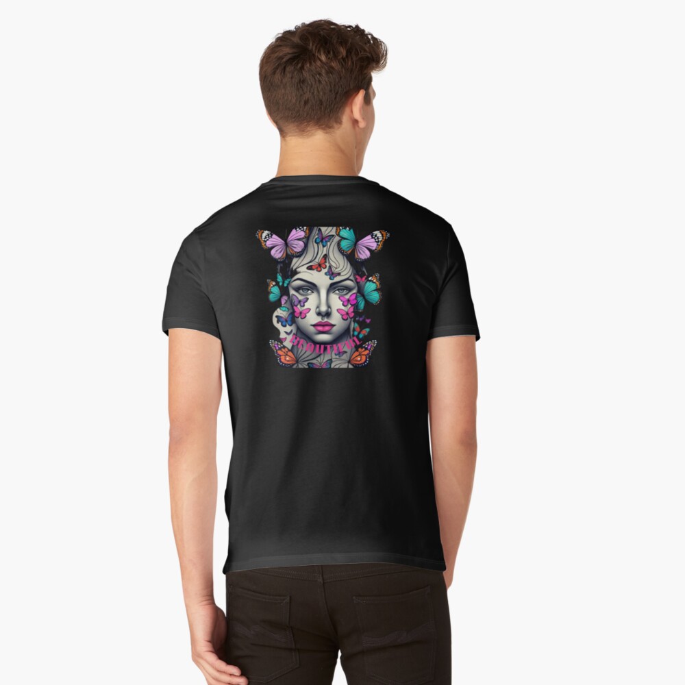 Item preview, V-Neck T-Shirt designed and sold by zubiaqureshi.
