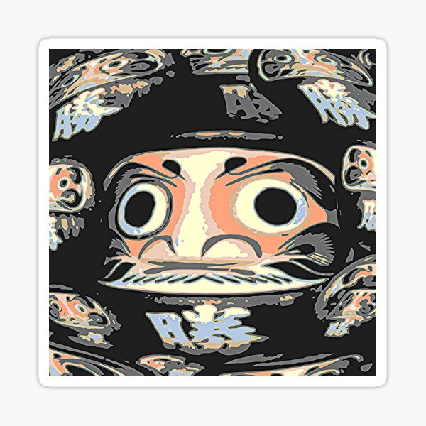 Daruma Stickers for Sale