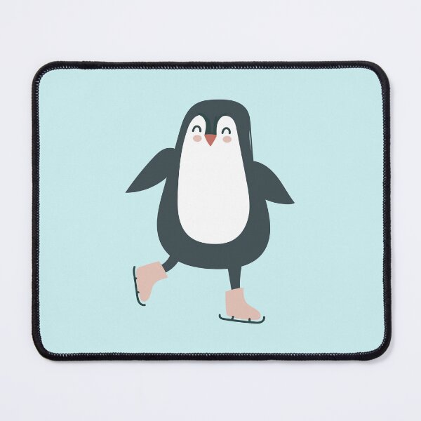 Item preview, Skating Penguin lightblue designed and sold by DofinaSur.