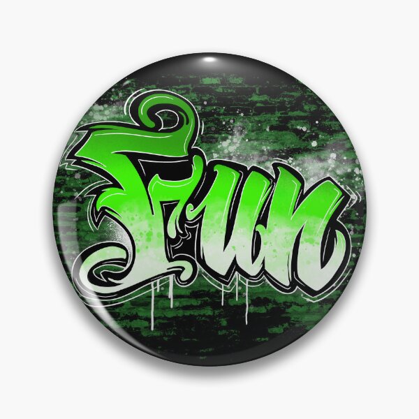 Item preview, Graffiti Fun green designed and sold by manuvila.