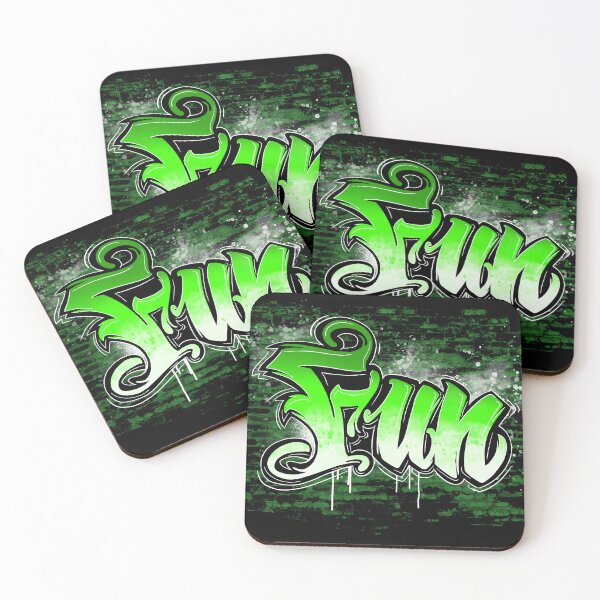 Item preview, Graffiti Fun green designed and sold by manuvila.