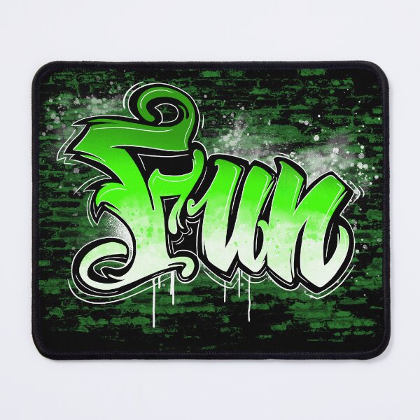 Item preview, Graffiti Fun green designed and sold by manuvila.