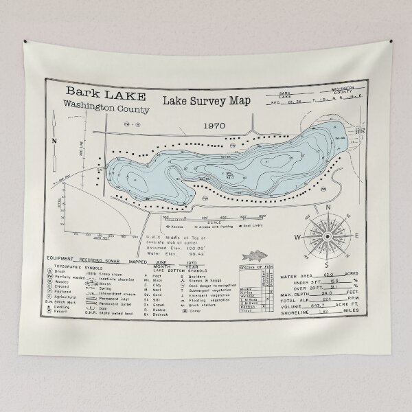 Item preview, Bark Lake WI Washington County designed and sold by Jean Plout.