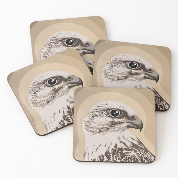 Item preview, Gyrfalcon portrait designed and sold by Captain Chromatic.