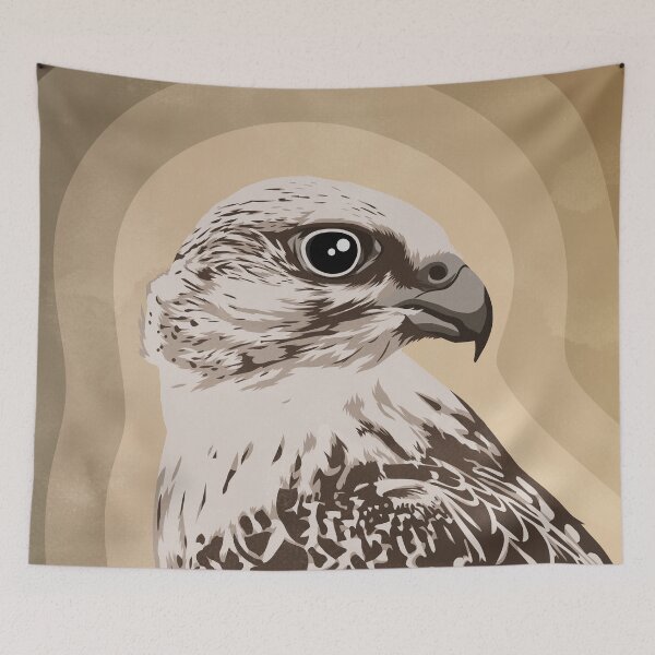 Item preview, Gyrfalcon portrait designed and sold by Captain Chromatic.