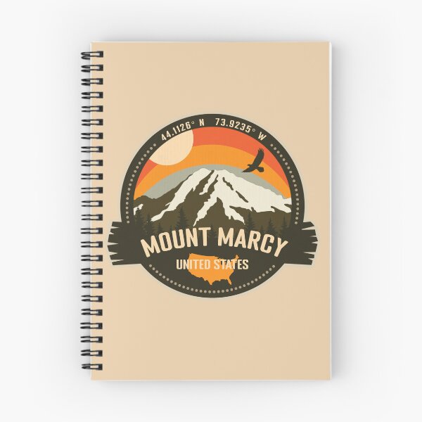 Item preview, Mount Marcy Volcano New York, United States Volcanic Eruption Retro Vintage Badge designed and sold by mountainfad.