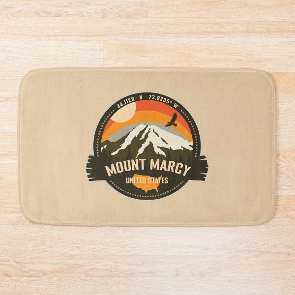 Item preview, Mount Marcy Volcano New York, United States Volcanic Eruption Retro Vintage Badge designed and sold by mountainfad.