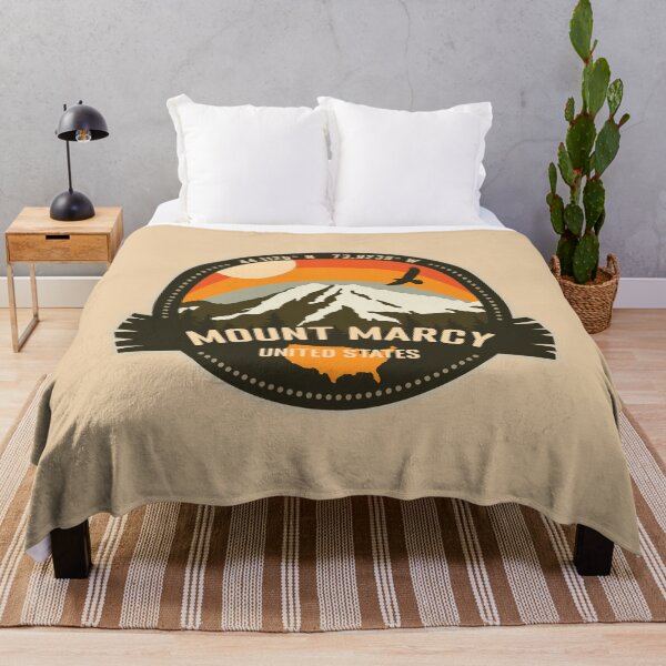 Item preview, Mount Marcy Volcano New York, United States Volcanic Eruption Retro Vintage Badge designed and sold by mountainfad.