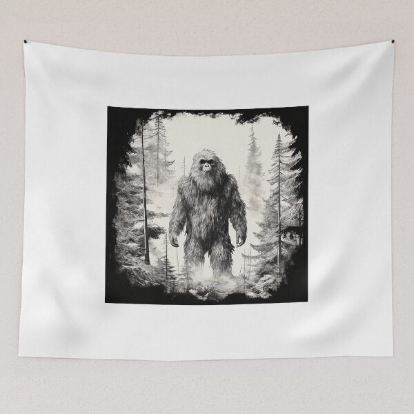 Item preview, Yeti, Bigfoot, Abominable Snowman Retro Classic  designed and sold by redstar19.