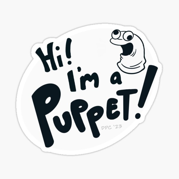 Item preview, I’m a (Sock) PUPPET! designed and sold by Cat Bedell.