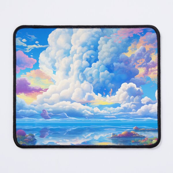 Item preview, Minimalist Ghibli Landscape for a Clean and Uncluttered Space designed and sold by samuelpinzon.