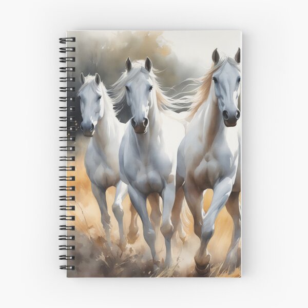 Item preview, A lovely picture of wild white horses designed and sold by Msretief.