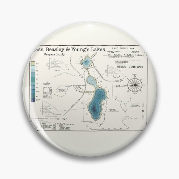 Item preview, Bass Beasley And Young Lakes WI  designed and sold by Jean Plout.