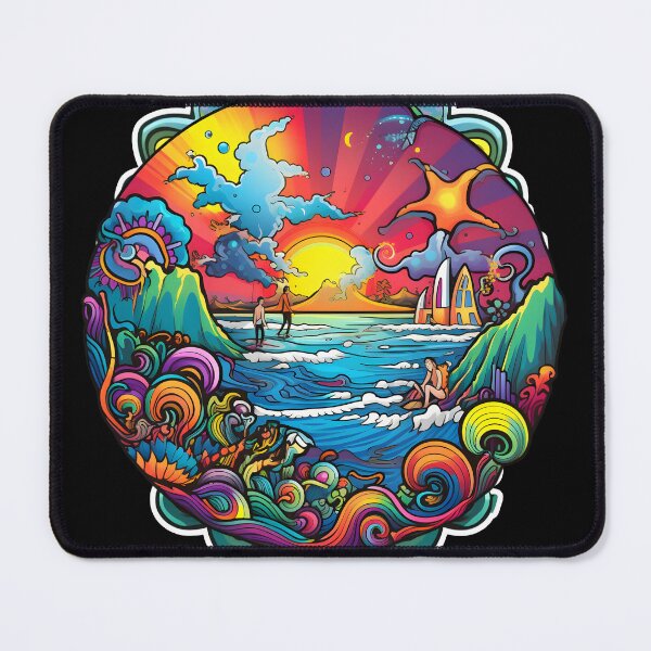 Item preview, Goa Dreamscape: Vibrant Waves of Psychedelia designed and sold by Mr.Psychedelia.