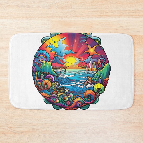 Item preview, Goa Dreamscape: Vibrant Waves of Psychedelia designed and sold by Mr.Psychedelia.