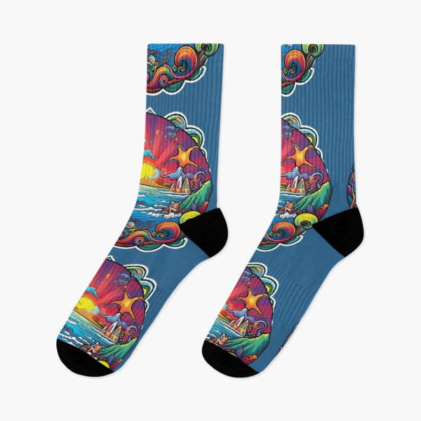 Item preview, Goa Dreamscape: Vibrant Waves of Psychedelia designed and sold by Mr.Psychedelia.